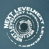 Youmaa 100% Cotton Half Sleeves Round Neck My Typographic World Printed T-Shirt Grey