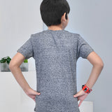Youmaa 100% Cotton Half Sleeves Bike Equipment Graphics Printed T-Shirt - Grey