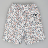 Youmaa-Boys-Shorts-Solid Colour Blocking with Print - Elasticated Contrast -DrawStrings -Regular Length- in 100% Soft Cotton Knit - All Season Comfortable - Cloud Touch Micro Fibre-Blue