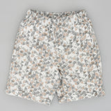Youmaa-Boys-Shorts-Solid Colour Blocking with Print - Elasticated Contrast -DrawStrings -Regular Length-  in 100% Soft Cotton Knit - All Season Comfortable - Cloud Touch Micro Fibre-Brown