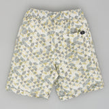 Youmaa-Boys-Shorts-Solid Colour Blocking with Print - Elasticated Contrast -DrawStrings -Regular Length- in 100% Soft Cotton Knit - All Season Comfortable - Cloud Touch Micro Fibre-Green