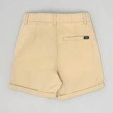 Youmaa Boys -100% CottonSolid Shorts-Fixed Waist Band - Elasticated -Shorts Pockets -RegularLength-Loose Fit- Micro Fibre Cloud Wash Softness-Khakhi