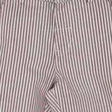 Youmaa Boys -100% Cotton Textured Chinos -Fixed Waist Band - Elasticated -Pockets -RegularLength- Fit- Micro Fibre Cloud Wash Softness-Brown