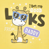 Youmaa-Trio Pack Tshirt-Half Sleeves -Chest Print-Colour--Soft Cloud Touch Fibre 100% Cotton Knits