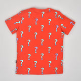 Youmaa-Trio Pack Tshirt-Half Sleeves -Red-White-Green - -Soft Cloud Touch Fibre 100% Cotton Knits