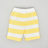 Youmaa 100% Cotton Elasticated Waist Drawstrings Shorts - Yellow