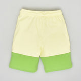 Youmaa-Boys-Shorts-Stay Cool Print - Border Shorts- Elasticated-DrawStrings -Half-Knee Length- in 100% Soft Knit Cotton - All Season Comfortable - Cloud Touch Micro Fibre-Green