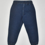 Youmaa Unisex Light Washed Panda Detailed Joggers - Blue