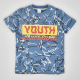 Youmaa-Half Sleeves Round Neck Youth Generation Print TShirt ,in Soft 100% Cotton