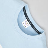 Youmaa-Boys-Pastel Cool Summer Colours-Round Neck-Half Sleeves Tshirt-100%Micro Touch Cloud Fibre Cotton Knit-Blue