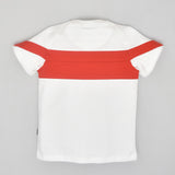 Youmaa-Boys Cool Chest Print Tshirt -Rib Round Neck- Detailing on Half Sleeves  ,CloudTouch Fibre 100% Cotton Knits-Red