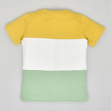 Youmaa-Boys-Pastel Cool Summer Colours-Round Neck-Half Sleeves Tshirt-100%Micro Touch Cloud Fibre Cotton Knit-Mustard