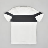 Youmaa-Boys Cool Chest Print Tshirt -Rib Round Neck- Detailing on Half Sleeves  ,CloudTouch Fibre 100% Cotton Knits-Black