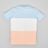 Youmaa-Boys-Pastel Cool Summer Colours-Round Neck-Half Sleeves Tshirt-100%Micro Touch Cloud Fibre Cotton Knit-Blue