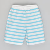 Youmaa-Boys-Loose Striper Elephant Shorts- Elasticated Waist-Regular Length -100%Micro Touch Cloud Fibre Cotton