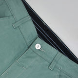 Youmaa Boys -100% Cotton Chinos -Fixed Waist Band - Elasticated -Pockets -RegularLength- Fit- Micro Fibre Cloud Wash Softness-Green