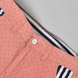 Youmaa Boys -100% Cotton coudroy Textured Chinos -Fixed Waist Band - Elasticated -Pockets -RegularLength- Fit- Micro Fibre Cloud Wash Softness-Pink