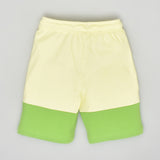 Youmaa-Boys-Shorts-Stay Cool Print - Border Shorts- Elasticated-DrawStrings -Half-Knee Length-  in 100% Soft Knit Cotton - All Season Comfortable - Cloud Touch Micro Fibre-Green