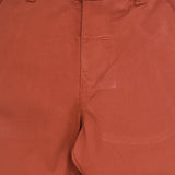 Youmaa Boys -100% Cotton Chinos -Fixed Waist Band - Elasticated -Pockets -RegularLength- Fit- Micro Fibre Cloud Wash Softness-Rust